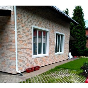 Фасадная панель Docke Burg 946х445мм 0.42м2 Камень льняной