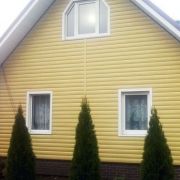 Сайдинг DOCKE пластик Лимон 3.6м ВLOCKHAUS ПВХ S=0,87м2 Бревно
