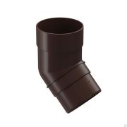 Docke PREMIUM Колено 45 (шоколад) Водосток пластик