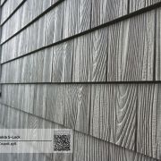Фасадная панель Ю-Пласт Щепа 2000х206мм 0.41м2 Седой дуб