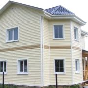 Сайдинг DOCKE Бревно ПВХ Сливки 3.6м 0,87 м2