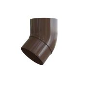 Колено 45° диаметр 95мм. Альта-Профиль ПВХ Шоколад