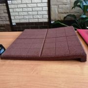 Резиновые ступени 350х350х20мм 1шт СЕТКА